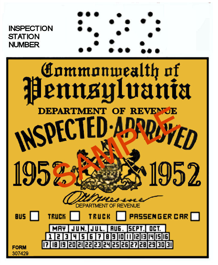 1952-pennsylvania-inspection-sticker-25-00-bob-hoyts-classic
